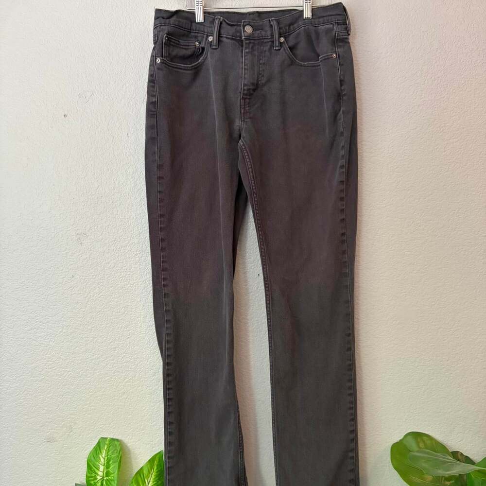 Levi's Men's Black and Grey Jeans